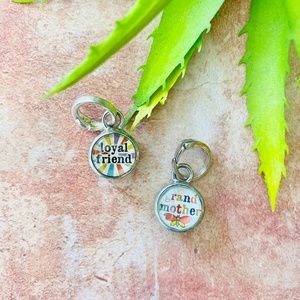 Grandmother Pick Up Sticks Reversible Charm